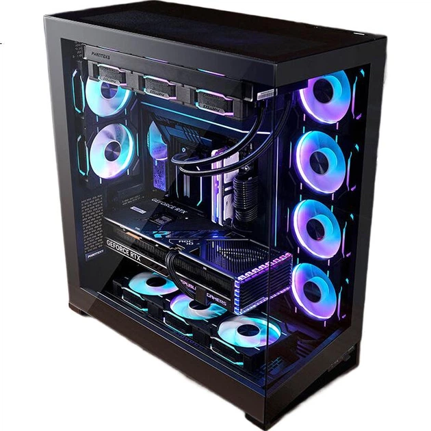 Вентилятори PHANTEKS D30 корпусні з ARGB та PWM, 120x30 мм, 3 шт, чорні - зображення 2