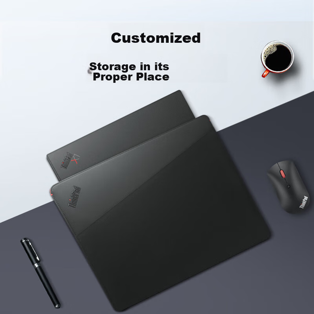 Чехол ThinkPad для ноутбука 14 дюймов кожаный с магнитной застежкой и отделением - изображение 5