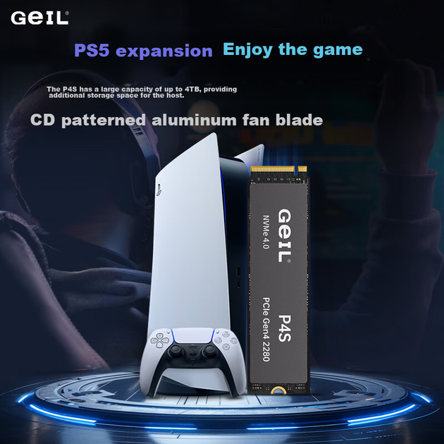 SSD диск GeIL P4S 1TB M.2 2280 NVMe PCIe 4.0 x4 TLC - зображення 5