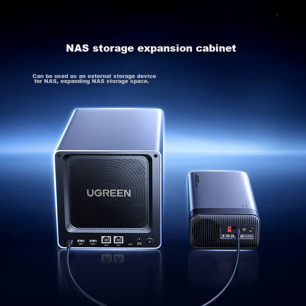 Корпус UGREEN для расширения сетевого хранилища с RAID на несколько дисков SATA 2.5/3.5 дюйма - изображение 4
