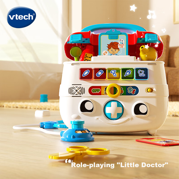 Набор VTech «Доктор» игровой медицинский с китайским и английским языком, для детей 2-5 лет - изображение 10