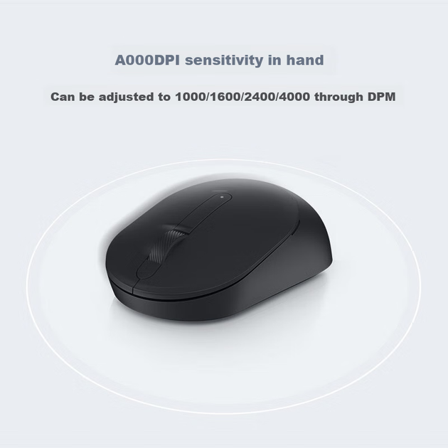 Комплект беспроводной клавиатуры и мыши DELL KM5221W с USB-адаптером, черный - изображение 9