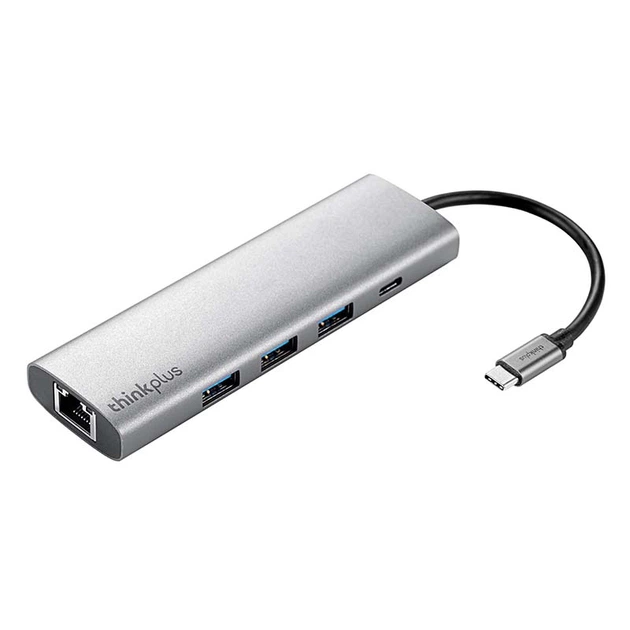 Док-станція Lenovo ThinkPad Type-C, USB 3.0 концентратор, порт Gigabit Ethernet RJ45, адаптер живлення PD, сумісна з комп'ютерами Apple, модель LC05-R - Фото 7 Док-станція Lenovo ThinkPad Type-C, USB 3.0 концентратор, порт Gigabit Ethernet RJ45, адаптер живлення PD, сумісна з комп'ютерами Apple, модель LC05-R - зображення 7