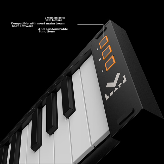 MIDI-клавиатура Midiplus V49 на 49 клавиш беспроводная Bluetooth складная, портативная - изображение 6