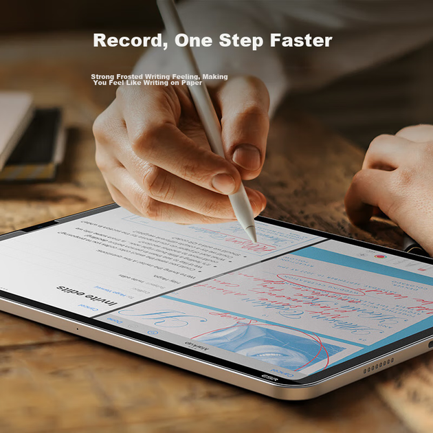 Магнітна захисна плівка ESR для iPad Air 5/4, сумісна з 10.9/22/21/20 Pro 11-дюймовими планшетами Apple, знімна клейка плівка для малювання та письма - зображення 7