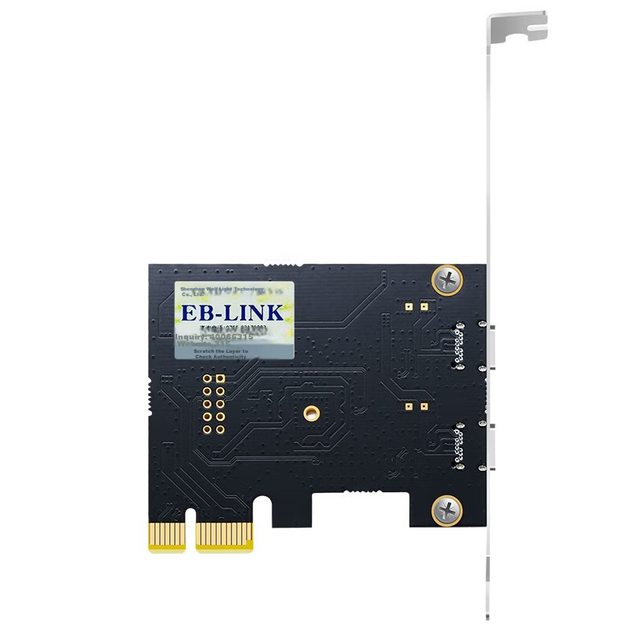 EB-LINK Настольная плата расширения PCIe-C на Type-C с двумя высокоскоростными интерфейсами для компьютеров в компактном корпусе, внутренний адаптер Type-C, независимая и не требующая питания. - изображение 7