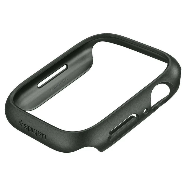 Чохол Spigen для Apple Watch 7 45 mm Thin Fit Military Green (ACS04175) - Фото 8 Чохол Spigen для Apple Watch 7 45 mm Thin Fit Military Green (ACS04175) - зображення 8