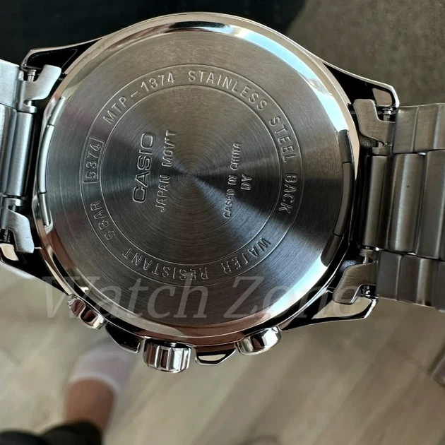 Чоловічий годинник CASIO MTP-1374D-1A3 - зображення 7
