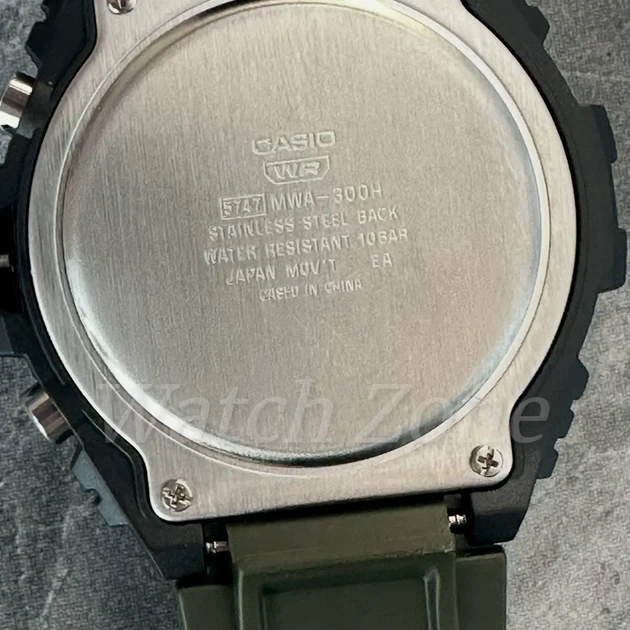 Чоловічий годинник CASIO MWA-300H-3A - зображення 9