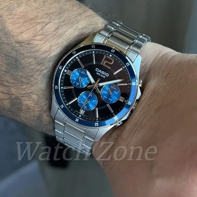 Чоловічий годинник CASIO MTP-1374D-2A - зображення 3