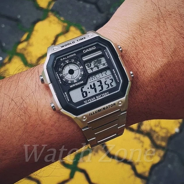 Чоловічий годинник CASIO AE-1200WHD-1A - зображення 6