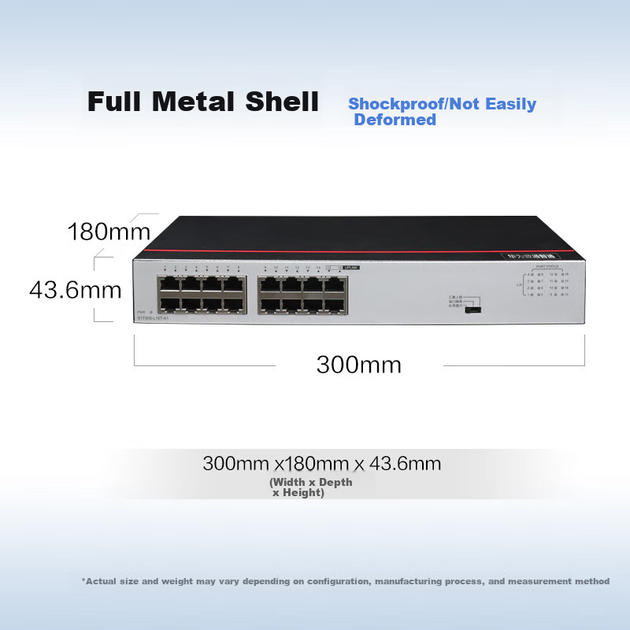 Коммутатор HUAWEI S1730S-L16T гигабитный на 16 портов - Фото 6 Коммутатор HUAWEI S1730S-L16T гигабитный на 16 портов - изображение 6