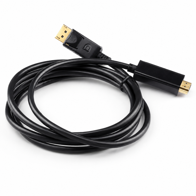 Кабель DisplayPort - HDMI 4K 30Гц 1.8м 78357 - Фото 2 Кабель DisplayPort - HDMI 4K 30Гц 1.8м 78357 - изображение 2