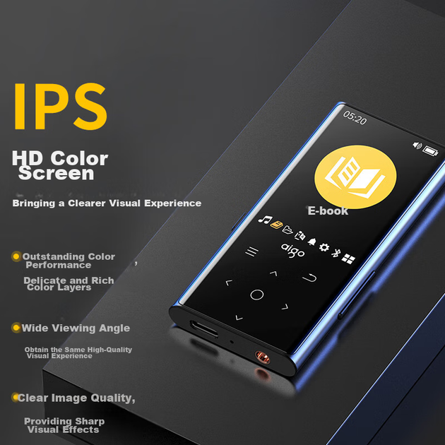 MP3-плеер Aigo 801 16 ГБ с Bluetooth, динамиком и сенсорным управлением - изображение 10