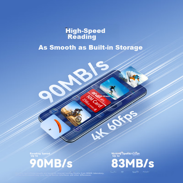 Карта памяти BIWIN NM 256 ГБ для смартфонов и планшетов Huawei и Honor - изображение 6