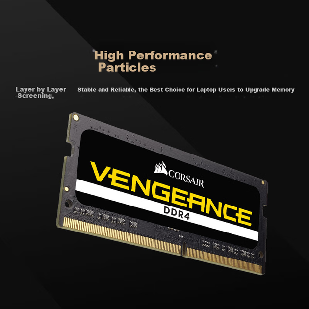 Оперативная память Corsair SODIMM DDR4-3200 16384MB PC4-25600 Vengeance (CMSX16GX4M1A3200C22) - изображение 4