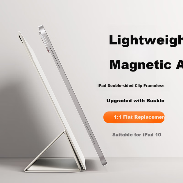 Чехол Zhiting для iPad 10/11 (2025) с чипом A16 магнитный тонкий, кремово-белый - Фото 2 Чехол Zhiting для iPad 10/11 (2025) с чипом A16 магнитный тонкий, кремово-белый - изображение 2