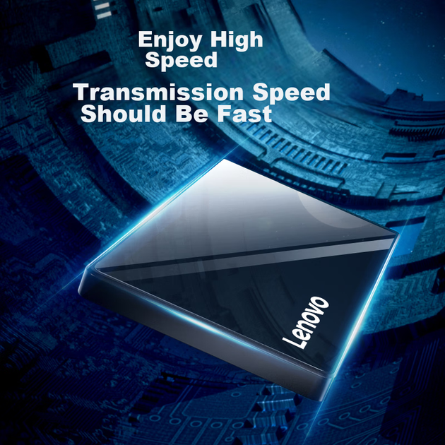 SSD диск Lenovo ZX2 1TB USB 3.1 Gen 2 Type-C External Black - Фото 5 SSD диск Lenovo ZX2 1TB USB 3.1 Gen 2 Type-C External Black - зображення 5