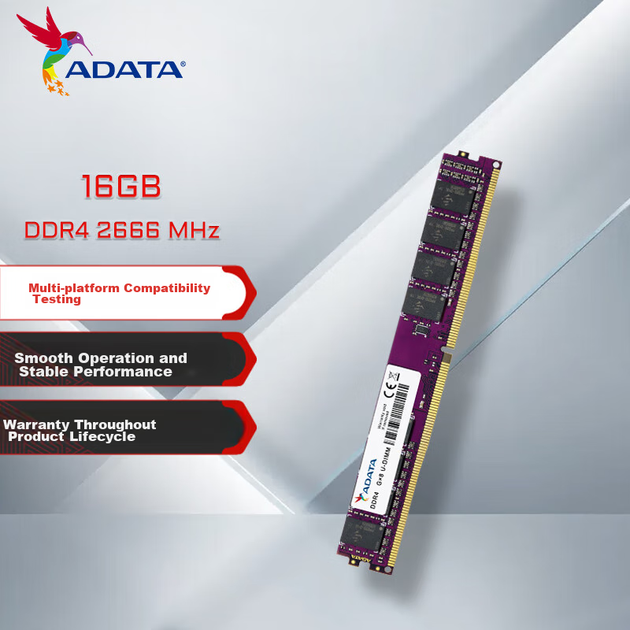 Оперативная память ADATA 16 ГБ DDR4 2666 для настольных компьютеров, Wanziqianhong - изображение 4
