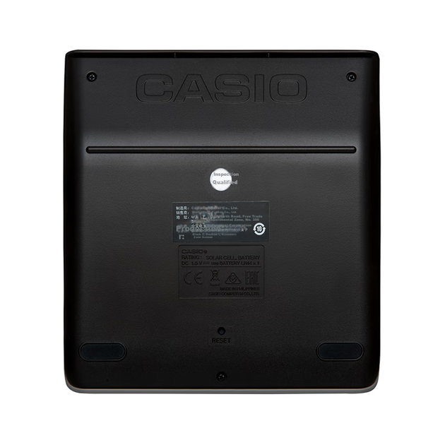 Калькулятор Casio DH-120 с металлическим экраном, широким экраном и двумя источниками питания, канцелярские товары. - Фото 8 Калькулятор Casio DH-120 с металлическим экраном, широким экраном и двумя источниками питания, канцелярские товары. - изображение 8