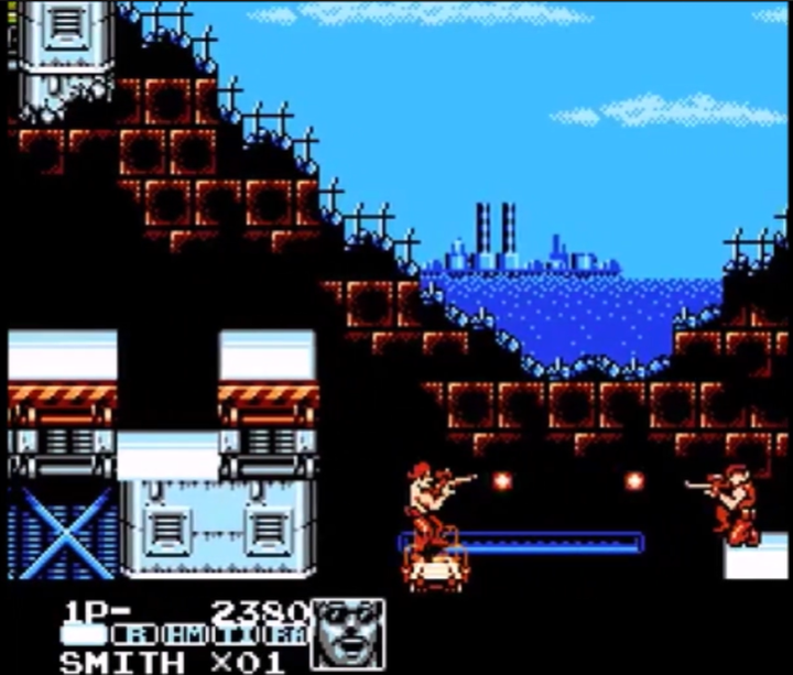 Игра RMC Famicom Dendy Contra Force 90х TV Game Английская Версия Только Картридж Б/У - изображение 3