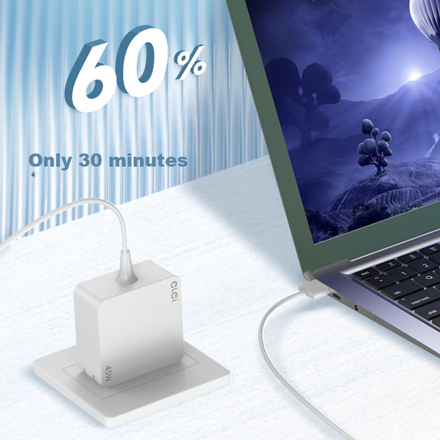 Зарядное устройство Elei 45 Вт для MacBook Air A1304/A1369/A1370, 14.5 В 3.1 А - изображение 9