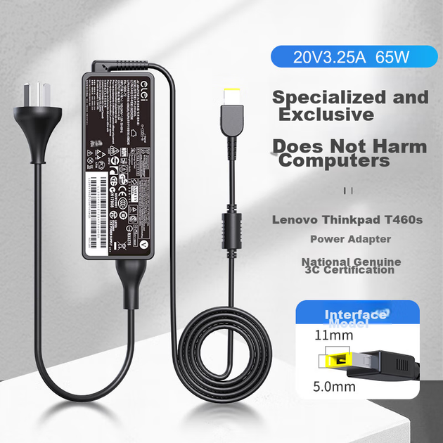 Зарядное устройство Elei для Lenovo ThinkPad E470/E560/T460s/X240/X260, 20 В 3.25 А 65 Вт - изображение 4