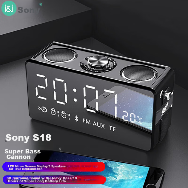 Портативна колонка Soaiy S18 25W Black - зображення 2