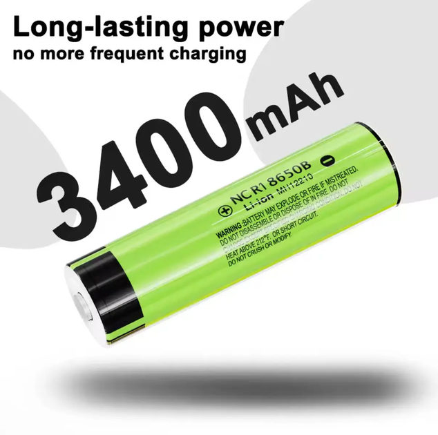 Акумулятор 18650 LiitoKala Lii-34B PCB NCR18650B 3400mAh 6A Li-Ion опуклий контакт з платою захисту protected - Фото 5 Акумулятор 18650 LiitoKala Lii-34B PCB NCR18650B 3400mAh 6A Li-Ion опуклий контакт з платою захисту protected - изображение 5