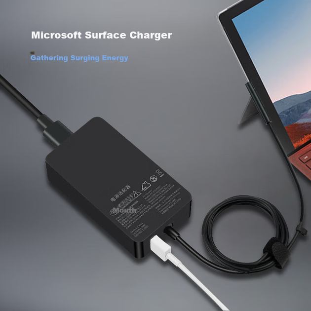 Зарядное устройство Youpin 12 В 3.6 А 48 Вт для планшетов и ноутбуков Microsoft Surface Pro 3-7, Go, Laptop и Book - изображение 8