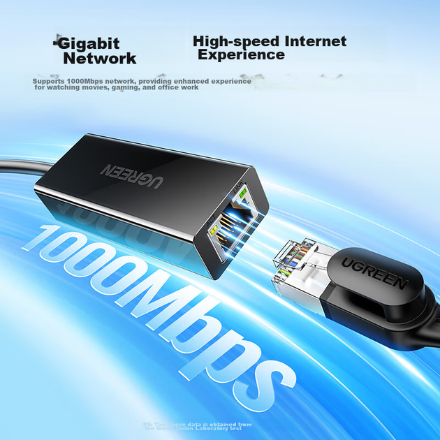 Адаптер UGREEN 20256 USB 3.0 - RJ45 гигабитный - изображение 4