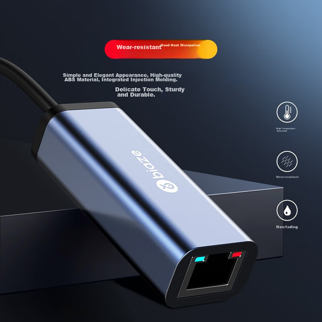 Мережевий адаптер Biaze ZH106 / USB Type-C / Gigabit Ethernet - зображення 8