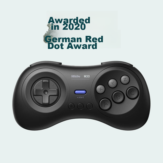 Бездротовий геймпад 8BitDo M30 PC/Mac/Nintendo Switch/Android Black - Фото 8 Бездротовий геймпад 8BitDo M30 PC/Mac/Nintendo Switch/Android Black - зображення 8