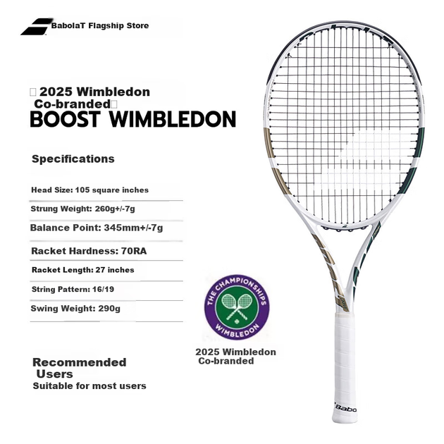 Ракетка для великого тенісу Babolat Boost 25 карбонова з натяжкою струн - зображення 4