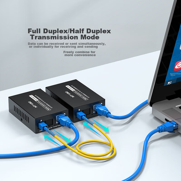 Трансивер MT-Viki, оптоволоконный, 100 Мбит/с, комплект из одной пары проводов, оптико-электрический преобразователь, 1 оптический, 1 электрический, одномодовый оптоволоконный интерфейс SC, оптоволоконный приемник сигнала, 1-20 км, MT-GX01 - Фото 7 Трансивер MT-Viki, оптоволоконный, 100 Мбит/с, комплект из одной пары проводов, оптико-электрический преобразователь, 1 оптический, 1 электрический, одномодовый оптоволоконный интерфейс SC, оптоволоконный приемник сигнала, 1-20 км, MT-GX01 - изображение 7