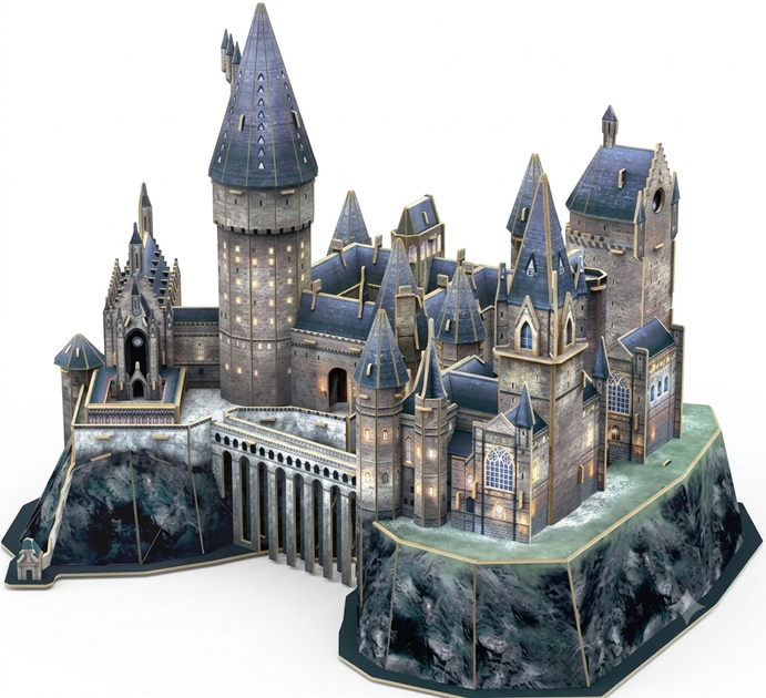 Пазл 3D CubicFun Гарри Поттер Замок Хогвартс 197 элементов 540302 03021 (3301045403021) - изображение 2