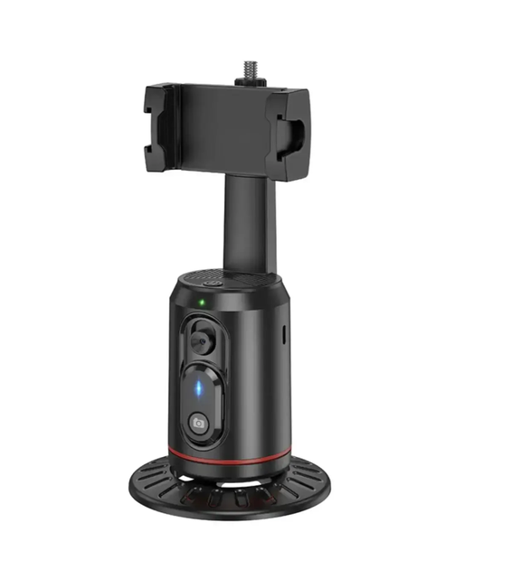 Штатив-стабилизатор Q02 AI Face Tracking 360° для смартфона с автоматическим отслеживанием лица, управлением жестами, аккумулятором 1200 мА·ч и временем работы до 6 часов - изображение 2
