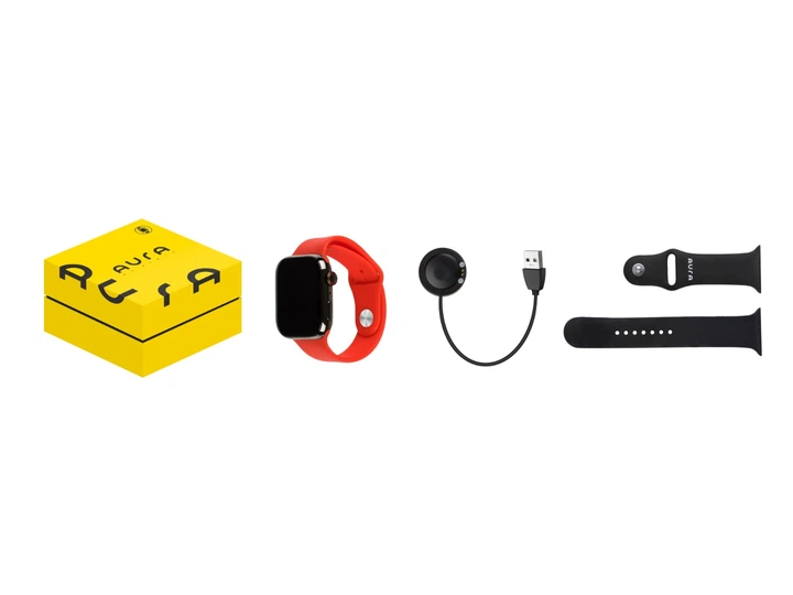 Смарт-часы Aura X3 Pro 47mm Red (SWAX347R) - Фото 4 Смарт-часы Aura X3 Pro 47mm Red (SWAX347R) - изображение 4