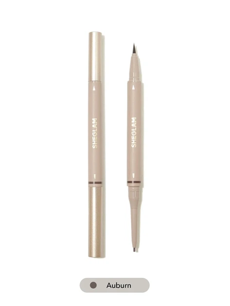 Двосторонній олівець для брів Sheglam Brows On Demand 2-in-1 Brow Pencil Auburn - Фото 1 Двосторонній олівець для брів Sheglam Brows On Demand 2-in-1 Brow Pencil Auburn - зображення 1