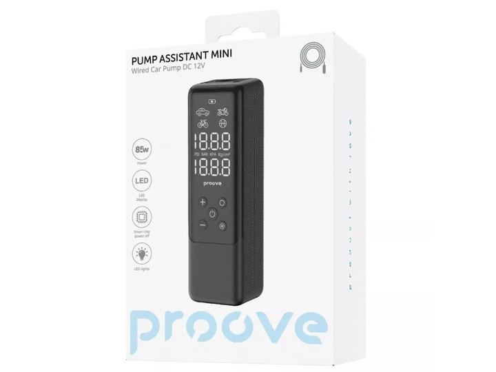 Автокомпрессор Proove Pump Assistant Mini 85W black (PPAM85010901) - изображение 8