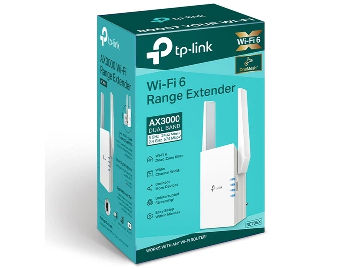 Підсилювач бездротового сигнала TP-Link RE705X - Фото 6 Підсилювач бездротового сигнала TP-Link RE705X - зображення 6