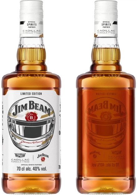 Виски бурбон Jim Beam White Cadillac F1 0.7 л 40% (5010278100826U) - Фото 2 Виски бурбон Jim Beam White Cadillac F1 0.7 л 40% (5010278100826U) - изображение 2