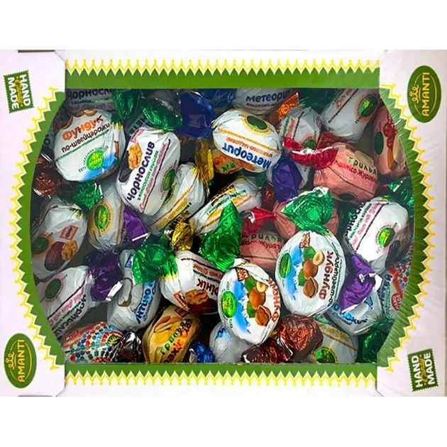 Цукерки Amanti Асорті 1 кг - Фото 2 Цукерки Amanti Асорті 1 кг - изображение 2