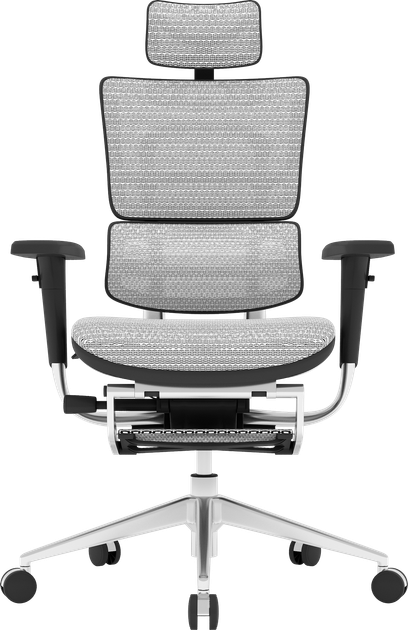 Офисное эргономичное кресло GT Racer X-802L Light Gray (W17-1 - Фото 8 Офисное эргономичное кресло GT Racer X-802L Light Gray (W17-1 - изображение 8