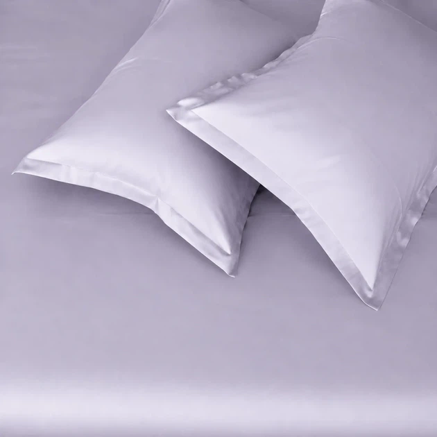 Комплект постельного белья Mirson Семейный 2 x 160 x 220 см №10 Light Ivory Tencel (2200013881766) - изображение 8