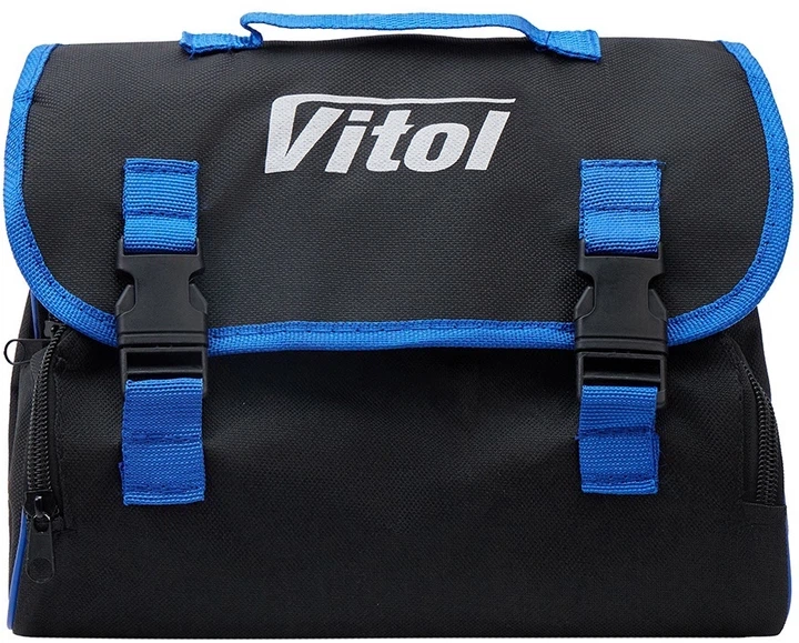 Автокомпресор Vitol К-72 150 psi 25 А 90 л 2 циліндра шланг 5 м з дефлятором клеми (К-72) - изображение 13