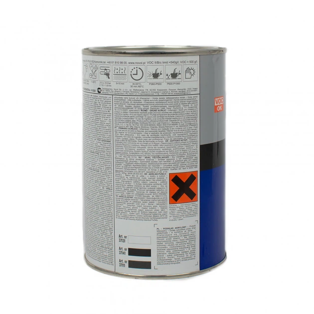 Ґрунт акриловий Novol PROTECT 310 4+1 (чорний) 1л (3079870) - изображение 3