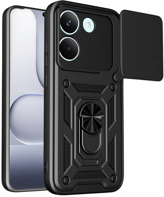 Чохол для смартфона Xiaomi Poco X8 Pro 5G BeCover Military Black (BC_716110) - Фото 1 Чохол для смартфона Xiaomi Poco X8 Pro 5G BeCover Military Black (BC_716110) - зображення 1