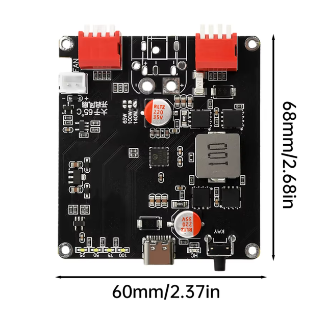Двонаправлений модуль швидкої зарядки 140W IP2366 - изображение 3