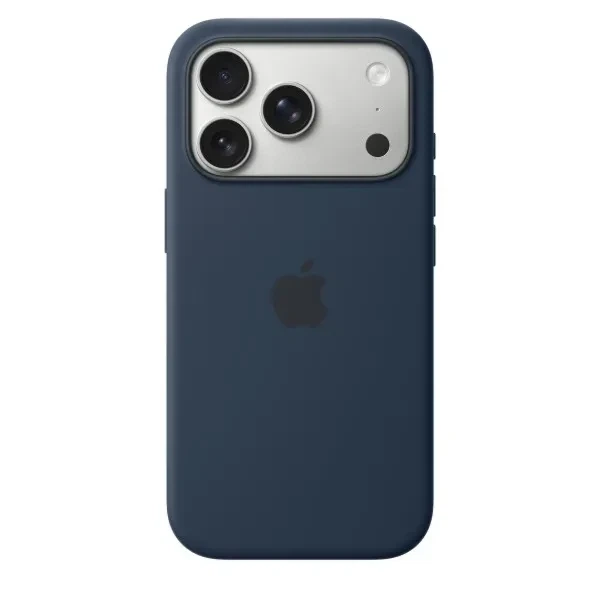 Чохол силіконовий Original Silicone Case MagSafe для iPhone 17 Pro Max протиударний пилозахищений темно-синій - Фото 3 Чохол силіконовий Original Silicone Case MagSafe для iPhone 17 Pro Max протиударний пилозахищений темно-синій - зображення 3